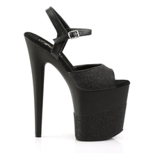 Load image into Gallery viewer, Tacones Pleaser FLAMINGO-809-2G Negro Purpurina