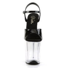 Load image into Gallery viewer, Pleaser FLAMINGO-809 Heels - Black Patent / Clear