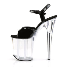 Load image into Gallery viewer, Pleaser FLAMINGO-809 Heels - Black Patent / Clear