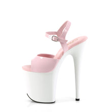 Carregar imagem no visualizador da galeria, Sapatos de salto alto Pleaser FLAMINGO-809 - Verniz rosa / Branco
