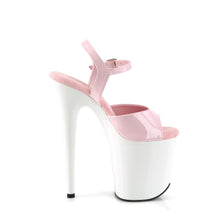 Carregar imagem no visualizador da galeria, Sapatos de salto alto Pleaser FLAMINGO-809 - Verniz rosa / Branco