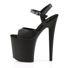 Load image into Gallery viewer, Pleaser FLAMINGO-809 Heels - Black Faux Leather / Black Matte