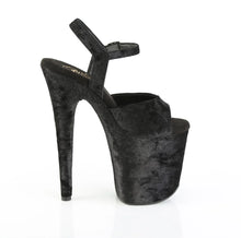 Cargar imagen en el visor de la galería, Zapatos Pleaser FLAMINGO-809WR Blk Shimmering Fabric/Blk