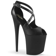 Cargar imagen en el visor de la galería, Tacones Pleaser FLAMINGO-821 Negro Piel Sintética