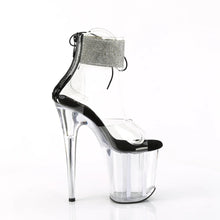 Load image into Gallery viewer, Tacones Pleaser FLAMINGO-824RS Transparente Negro