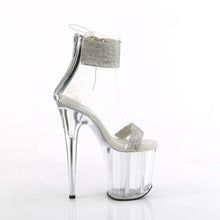 Load image into Gallery viewer, Tacones Pleaser FLAMINGO-827RS Transparente Plata