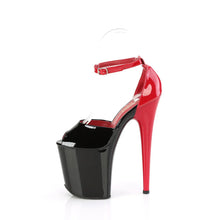 Load image into Gallery viewer, Tacones Pleaser FLAMINGO-868 Negro Rojo Charol