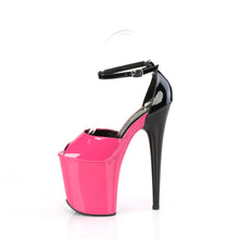 Load image into Gallery viewer, Tacones Pleaser FLAMINGO-868 Fuchsia Negro Charol