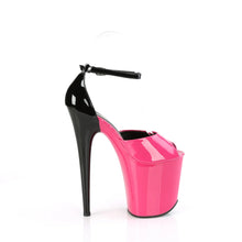 Load image into Gallery viewer, Tacones Pleaser FLAMINGO-868 Fuchsia Negro Charol