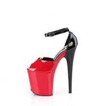 Load image into Gallery viewer, Tacones Pleaser FLAMINGO-868 Rojo Negro Charol