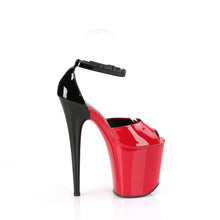 Load image into Gallery viewer, Tacones Pleaser FLAMINGO-868 Rojo Negro Charol