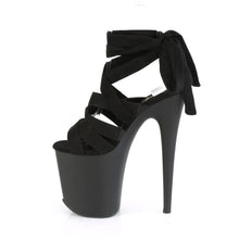 Load image into Gallery viewer, Tacones Pleaser FLAMINGO-876 Negro Faux Suede