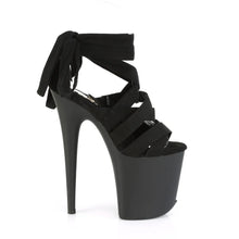 Load image into Gallery viewer, Tacones Pleaser FLAMINGO-876 Negro Faux Suede