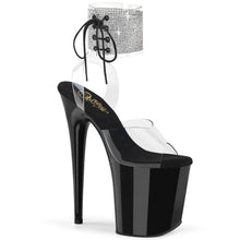 Load image into Gallery viewer, Tacones Pleaser FLAMINGO-891-2RS Transparente Negro