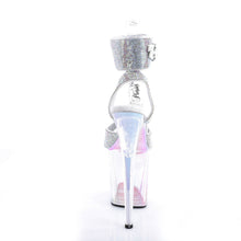 Cargar imagen en el visor de la galería, Tacones Pleaser FLAMINGO-891HTRS - Plata Strass / Holográfico