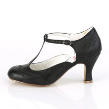 Load image into Gallery viewer, Tacones Pin Up Couture FLAPPER-26 Negro Pu