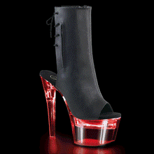 Carregar imagem no visualizador da galeria, Tacones Pleaser FLASHDANCE-1018-7 Negro Piel Sintética