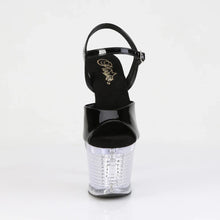 Load image into Gallery viewer, Tacones Pleaser FLASHDANCE-709SPEC Negro Transparente