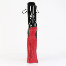 Load image into Gallery viewer, Tacones Pleaser FORBIDDEN-1020BEJ Negro Charol Rojo