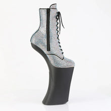 Load image into Gallery viewer, Tacones Pleaser FORBIDDEN-1020RS Plata Negro Mate