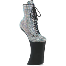 Load image into Gallery viewer, Tacones Pleaser FORBIDDEN-1020RS Plata Negro Mate