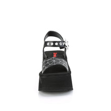 Load image into Gallery viewer, Sandalias Demonia FUNN-10 Negro Piel vegana