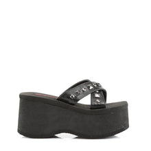 Load image into Gallery viewer, Sandalias Demonia FUNN-29 Negro Piel vegana