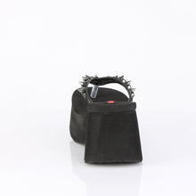 Load image into Gallery viewer, Demonia FUNN-35 Platform Shoes - Black Vegan Leather