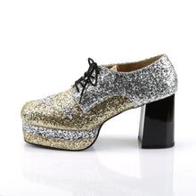 Carregar imagem no visualizador da galeria, Zapatos Funtasma GLAMROCK-02 Plata Dorado Purpurina