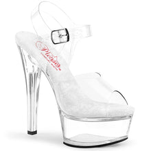 Load image into Gallery viewer, Tacones Pleaser GLEAM-608 Transparente