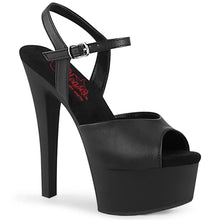 Load image into Gallery viewer, Tacones Pleaser GLEAM-609 Negro Piel Sintética