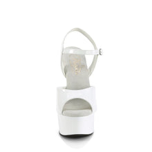 Load image into Gallery viewer, Tacones Pleaser GLEAM-609 Blanco Charol