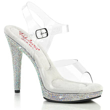 Load image into Gallery viewer, Tacones Fabulicious GLORY-508DM Transparente Plata