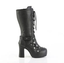 Load image into Gallery viewer, Botas Demonia GOTHIKA-152 Negro Piel vegana