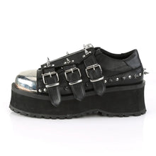 Load image into Gallery viewer, Zapatos con plataforma Demonia GRAVEDIGGER-03 Negro Piel vegana