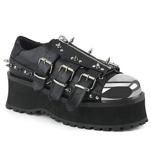 Load image into Gallery viewer, Zapatos con plataforma Demonia GRAVEDIGGER-03 Negro Piel vegana