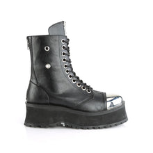 Load image into Gallery viewer, Zapatos con plataforma Demonia GRAVEDIGGER-10 Negro Piel vegana