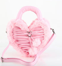 Load image into Gallery viewer, Calzado Demonia HB-631 B. PINK VEGAN LEATHER-FAUX FUR