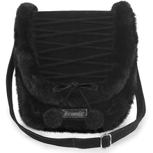Load image into Gallery viewer, Calzado Demonia HB-663 BLK FAUX SUEDE-FAUX FUR