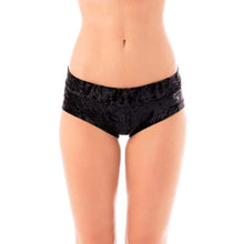 Carregar imagem no visualizador da galeria, Short Hot Pants de Pole Dance Veludo Libélula