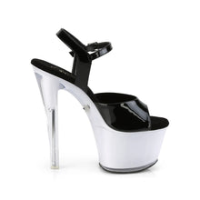Load image into Gallery viewer, Tacones Pleaser ILLUMINATOR-709 Negro Charol White