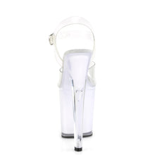 Load image into Gallery viewer, Tacones Pleaser ILLUMINATOR-808 Transparente White Glow