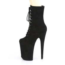 Load image into Gallery viewer, Tacones Pleaser INFINITY-1020FS Negro Faux Suede