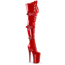 Load image into Gallery viewer, Tacones Pleaser INFINITY-3028 Rojo Str Charol