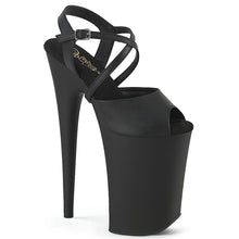 Load image into Gallery viewer, Pleaser INFINITY-924 Heels - Black Faux Leather