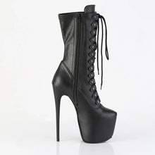 Load image into Gallery viewer, Tacones Pleaser JUBILANT-1048 Negro Str. Piel