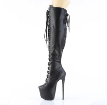 Load image into Gallery viewer, Tacones Pleaser JUBILANT-3012 Negro Str. Piel