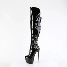 Load image into Gallery viewer, Tacones Pleaser JUBILANT-3018 Negro Str. Charol