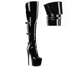 Load image into Gallery viewer, Tacones Pleaser JUBILANT-3018 Negro Str. Charol