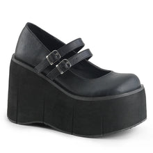 Load image into Gallery viewer, Zapatos con plataforma Demonia KERA-08 Negro Piel vegana